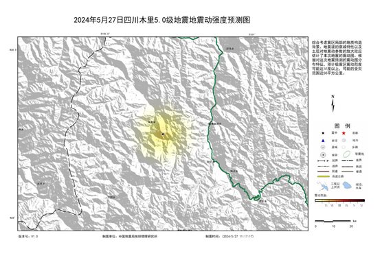 地震動(dòng)強(qiáng)度預(yù)測(cè)圖V1NL