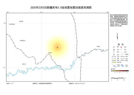 地震動強度預(yù)測圖NL